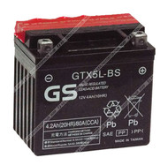Аккумулятор GS мото AGM 4 Ач о.п. (GTX5L-BS)