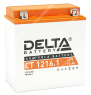 Аккумулятор DELTA СТ 1216.1 AGM 16 Ач о.п. (YTX16-BS)