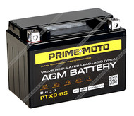 Аккумулятор PRIME MOTO AGM PTX9-BS 9 Ач п.п.
