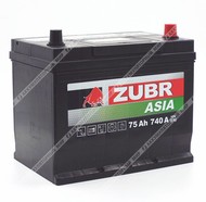 Аккумулятор ZUBR Premium ASIA 75 Ач о.п.