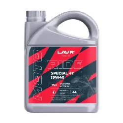 Масло моторное LAVR Motoline RIDE Special 4Т 10W-40, 4л Фото 1