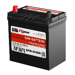 Аккумулятор RDrive OEM EFB-M42R Asia 40 Ач п.п. (31500-TY0-505) Фото 1