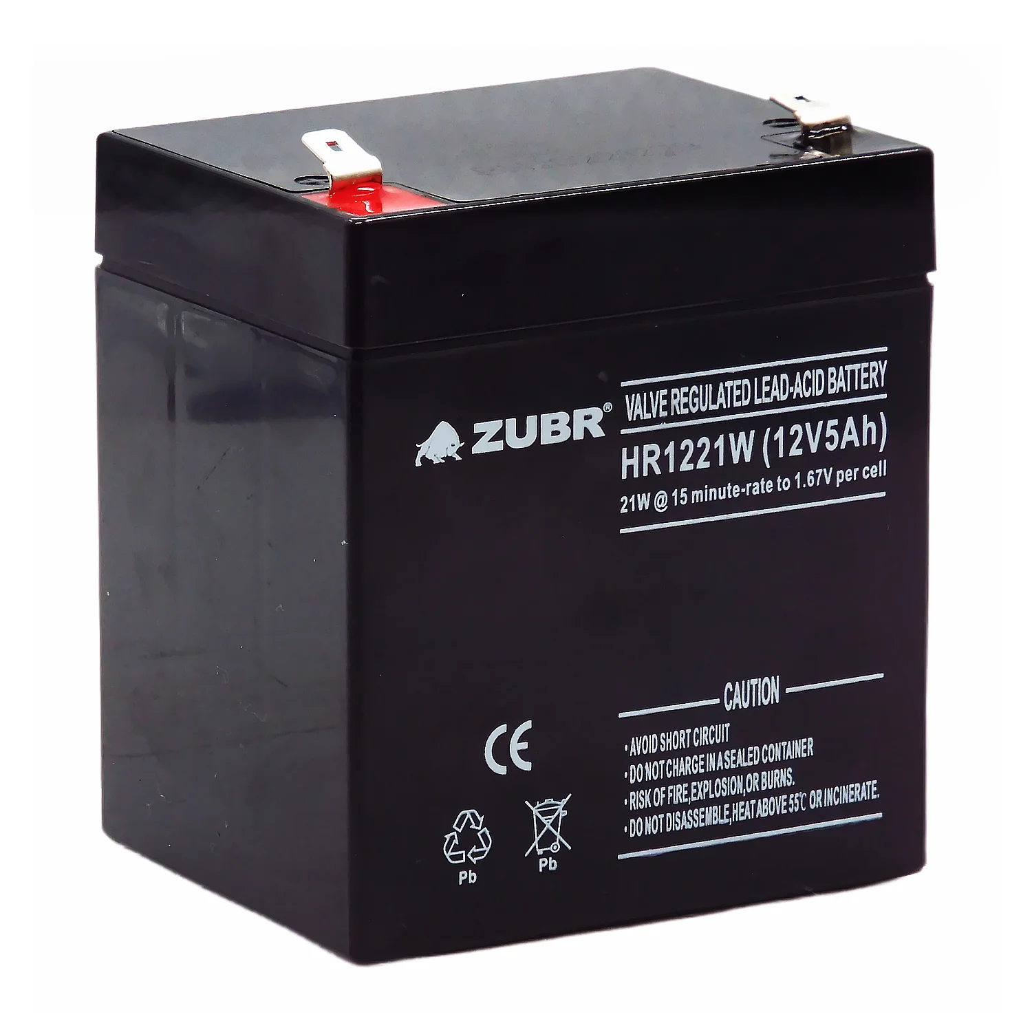 Аккумулятор ZUBR HR1221W (12V5Ah) универсальный РАСПРОДАЖА