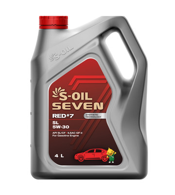 Масло моторное 5W30 S-OIL 7 RED #7 SP синт., 4л