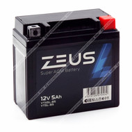 Аккумулятор ZEUS SUPER AGM 5 Ач о.п. (YTX5L-BS)