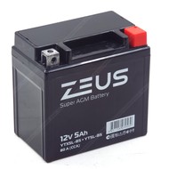 Аккумулятор ZEUS SUPER AGM 5 Ач о.п. (YTX5L-BS)