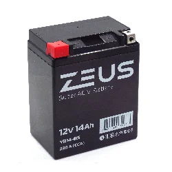Аккумулятор ZEUS SUPER AGM 14 Ач п.п. (YB14-BS) Фото 1