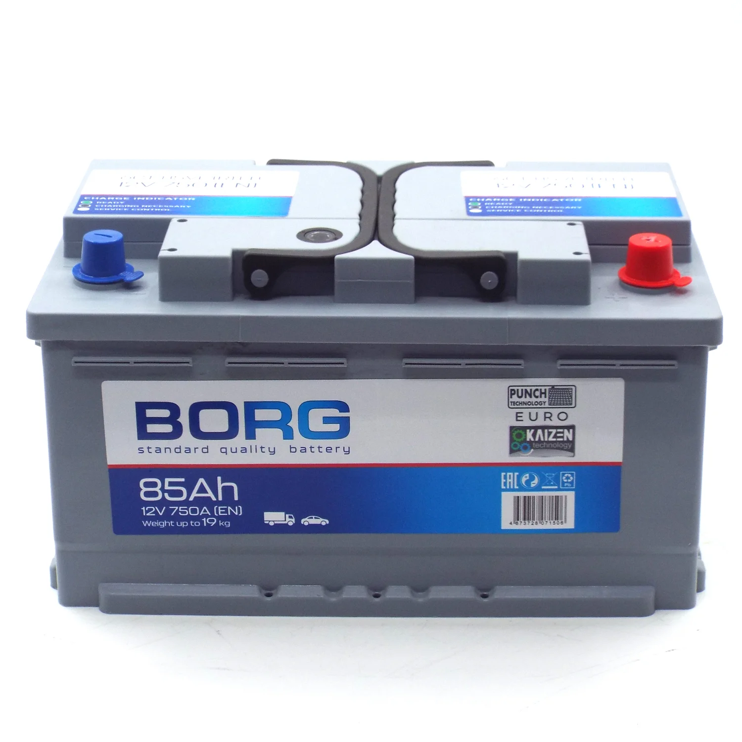 Аккумулятор BORG Standard LB 85 Ач о.п. (ТУРЦИЯ) Фото 1
