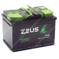 Аккумулятор ZEUS POWER 75 Ач п.п.