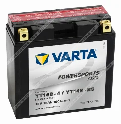 Аккумулятор VARTA Powersports AGM 12 Ач п.п. (YT14B-BS) 512 903 013 Фото 1