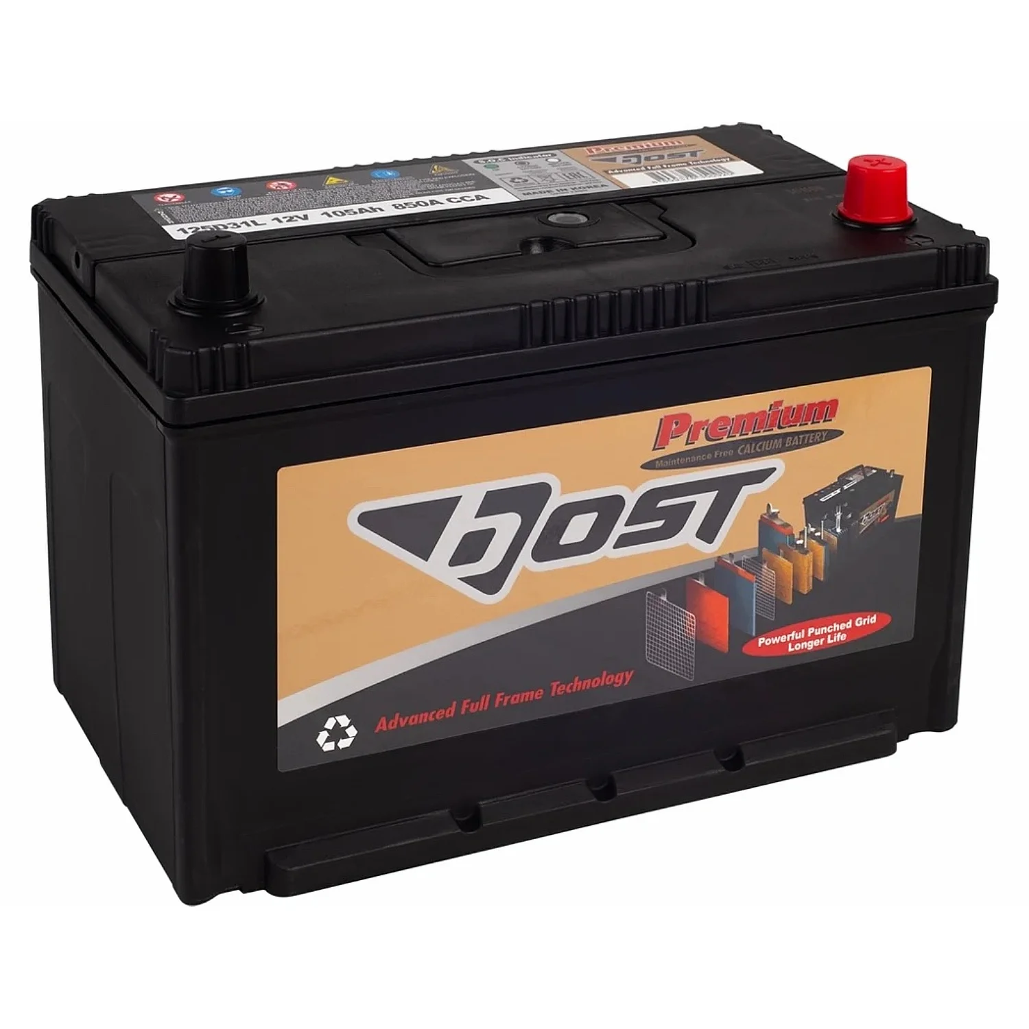 Аккумулятор BOST ASIA 125D31L 105 Ач о.п.