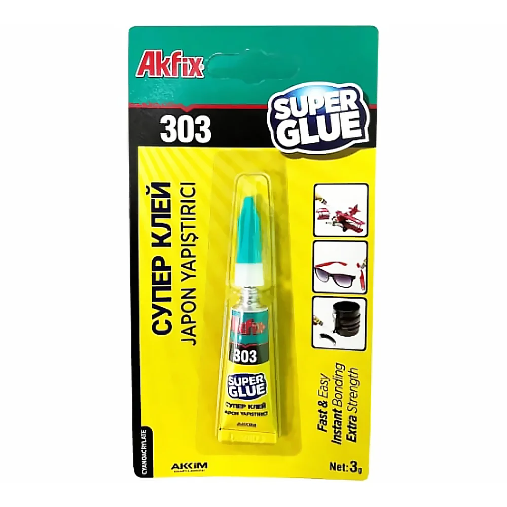 Клей Akfix 303 Суперклей 3г BL*1