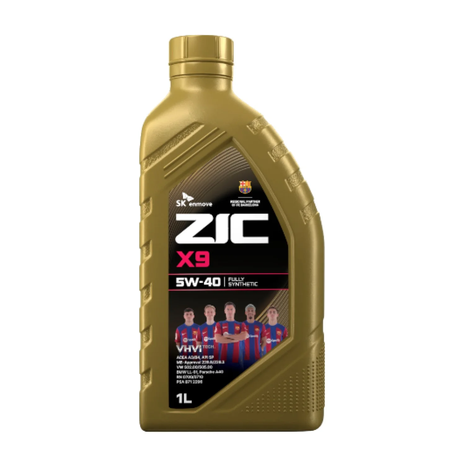 Масло моторное ZIC X9 5W-40, 1л Фото 1