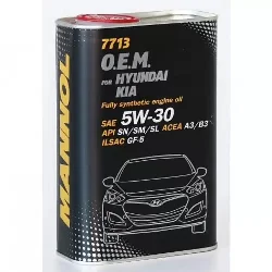Масло моторное MANNOL O.E.M. for Korean Cars 5W-30, 4л ж/б Фото 1