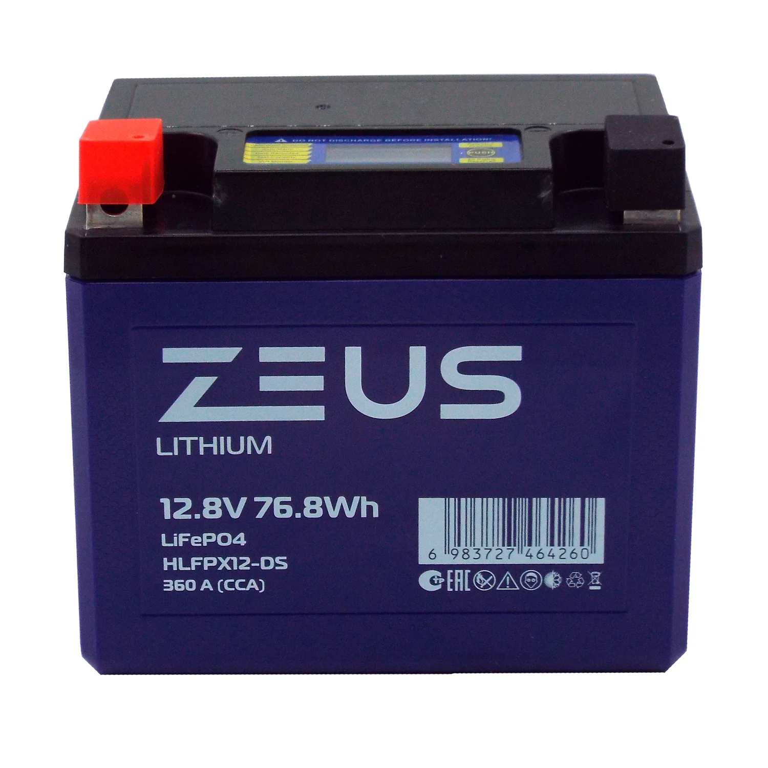 Аккумулятор ZEUS LITHIUM 76.8Wh п.п. (HLFPX12-DS) Фото 1