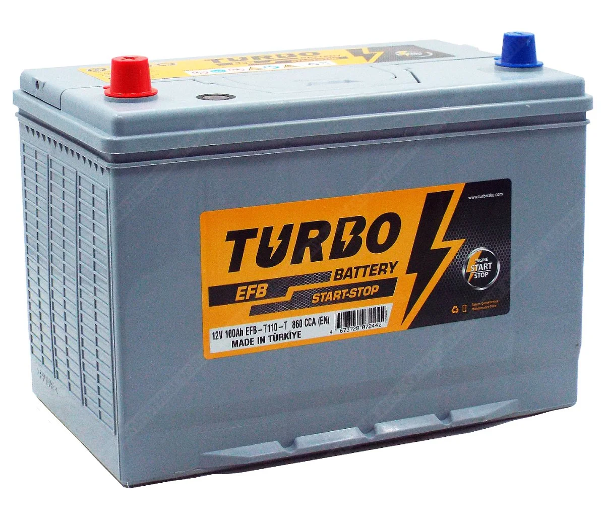 Аккумулятор TURBO EFB T110 Asia 100 Ач п.п. Фото 1