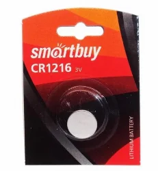 Батарейка Smartbuy CR1216 3V BL*1 Фото 1