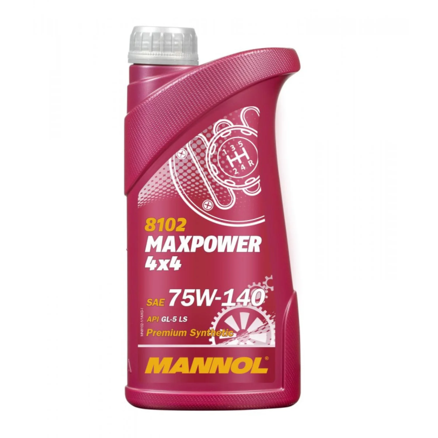 Масло трансмиссионное MANNOL Maxpower 4x4 GL-5 LS 75W-140, 1л Фото 1