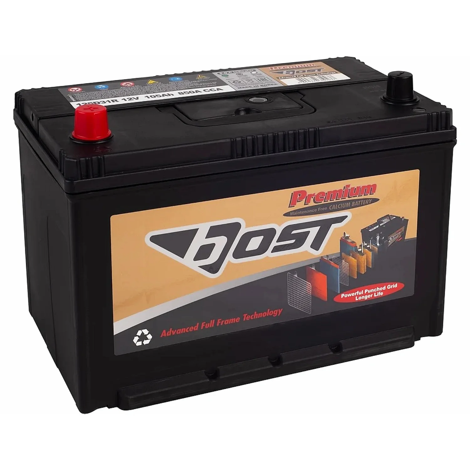 Аккумулятор BOST ASIA 125D31R 105 Ач п.п.