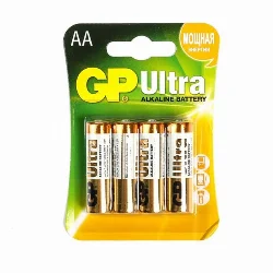 Батарейка GP Ultra АА/LR06 1,5В BL*4 Фото 1