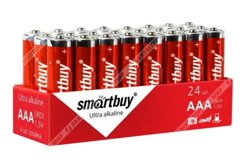 Батарейка Smartbuy Ultra AAA LR03 1.5V BL*1 Фото 1