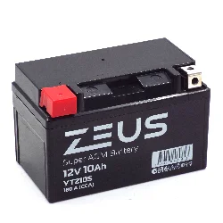 Аккумулятор ZEUS SUPER AGM 10 Ач п.п. (YTZ10S) Фото 1