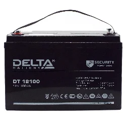 Аккумулятор Delta DT 12100 (для слаботочных систем) Фото 1